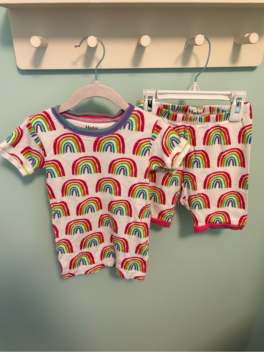 Hatley Rainbow Organic Cotton Pajamas